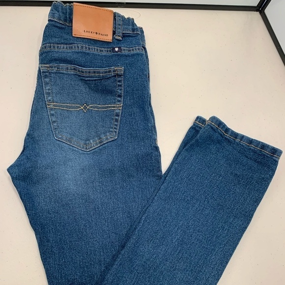 Lucky Brand Jeans Kid 16 Blue Advanced Skinny Adjustable Girl - Picture 1 of 13